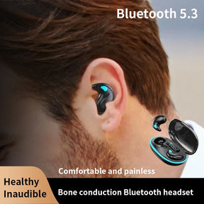 NEW X55 Invisible Sleep Wireless Earphone IPX5 Waterproof Headphones Mini Sport Game Bluetooth Stereo HIFI Music Headset Earbuds